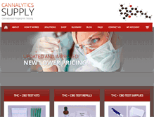 Tablet Screenshot of cannalyticssupply.com